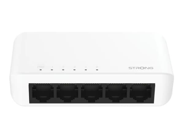 Strong SW8000P, Gigabit Ethernet (10/100/1000), Seinäkiinnitteinen Valkoinen