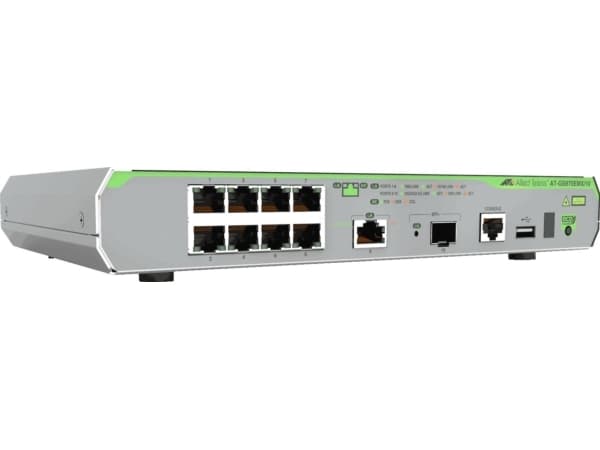 Allied Telesis CentreCOM AT-GS970EMX/10 - Switch - L3 Lite - Administrerad - 8 x 10/100/1000 + 1 x 1/2.5/5/10GBase-T + 1 x 1 Gigabit / 10 Gigabit SFP
