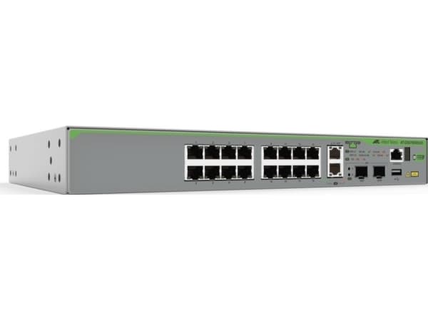 Allied Telesis CentreCOM AT-GS970EMX/20 - Switch - L3 Lite - Administrerad - 16 x 10/100/1000 + 2 x 1/2.5/5/10GBase-T + 2 x 1 Gigabit / 10 Gigabit SF