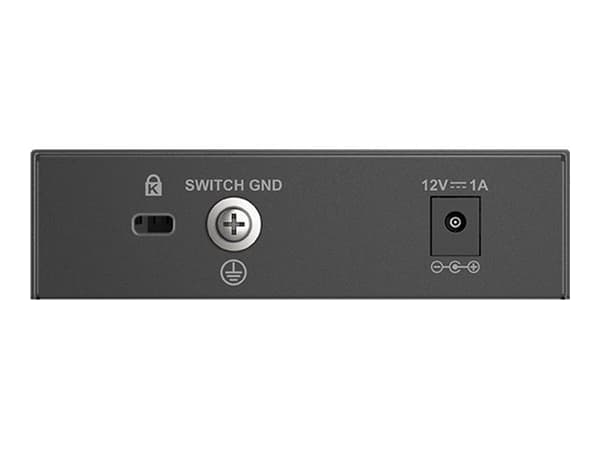 D-Link DMS 105 - Switch - ohanterad - 5 x 10/100/1000/2.5G - skrivbordsmodell, väggmonterbar