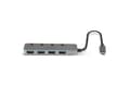 Miniatyrbild 3 av 5: Lindy 43383, USB 3.2 Gen 1 (3.1 Gen 1) Type-C, USB 3.2 Gen 1 (3.1 Gen 1) Type-A, 5000 Mbit/s, Grå, Akrylnitrilbutadienstyren (ABS), Gjuten aluminium,