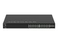 Miniatyrbilde 1 av 5: NETGEAR M4350 Series M4350-24G4XF - Switch - L3 - Styrt - 24 x 10/100/1000 (PoE+) + 4 x SFP+ - front til bakside-luftflyt - rackmonterbar - PoE+ (720