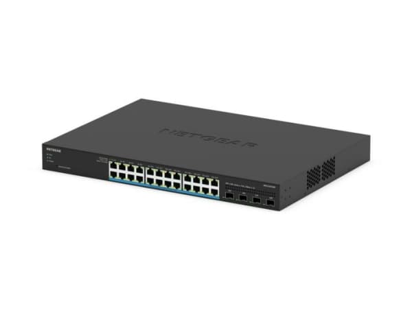 NETGEAR Smart MS324TXUP - Switch - 2+/L3 Lite - smart - 24 x 100/1000/2.5G (PoE++) + 4 x 10 Gigabit SFP+ (opplenke) - rackmonterbar, stasjonær - PoE+
