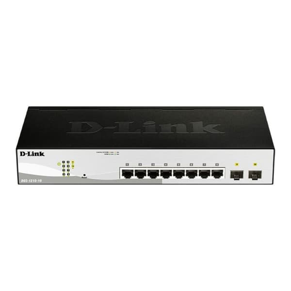 Kytkin D-Link DGS-1210-10/E musta, Harmaa