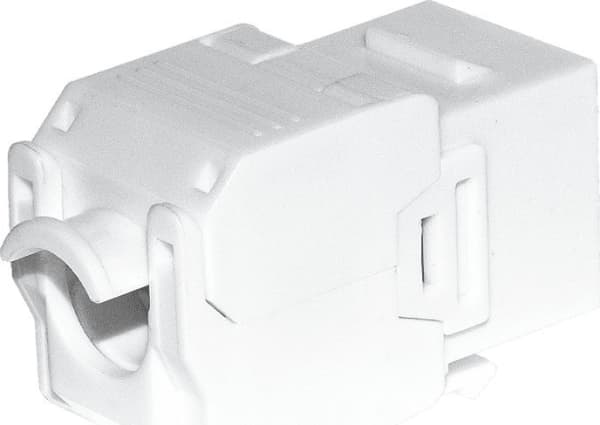 NetRack keystone-moduuli RJ45 katu 6 UTP, työkaluton, valkoinen Netrack