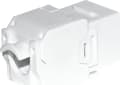 Pikkukuva 4 / 4: NetRack keystone-moduuli RJ45 katu 6 UTP, työkaluton, valkoinen Netrack