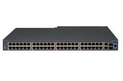 Avaya 4826GTS-PWR+, Håndtert, L3, Gigabit Ethernet (10/100/1000), Strøm over Ethernet (PoE), Rack-montering Sort