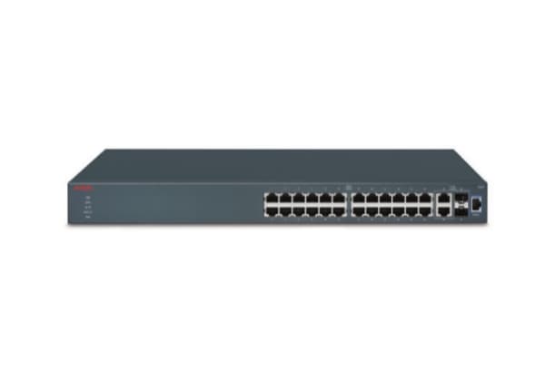 Avaya Ethernet Routing Switch 3526T - Switch - L3 - Styrt - 24 x 10/100 + 2 x kombo-Gigabit SFP + 2 x SFP - stasjonær, rackmonterbar, veggmonterbar