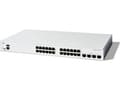 Miniatyrbild 5 av 5: Cisco Catalyst 1300-24T-4X - Switch - L3 - Administrerad - 24 x 10/100/1000Base-T + 4 x 10 Gigabit SFP+ - rackmonterbar