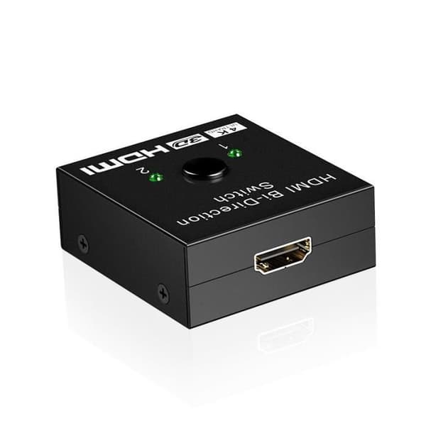 2-vägs 4K HDMI KVM splitter, 1x2-2x1 adapter, 2 i 1, för PS5-4-3 XBox TV, dator [D01076F]