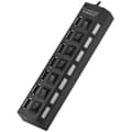 Miniatyrbild 2 av 4: USB 2.0 Hub 7 portar USB splitter Flera USB-portar Adapter Höghastighets 480mbps[360]