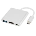 Miniatyrbild 2 av 4: QN Hub USB 3.1 Typ-C hane till HDMI-adapter - USB 3.0 - USB-C - WhiteHub @4