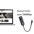 Miniatyrbild 3 av 4: Annan USB-kringutrustning M3PD0 USB 3. till Ethernet RJ45 LAN Nätverkskabeladapter PC MAC1/1/1 Gigabit Hub