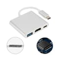 Miniatyrbild 1 av 4: Usb 3.1 Type-C Usb-C hane till usb 3.0 HDMI usb-C hona adapterkabel