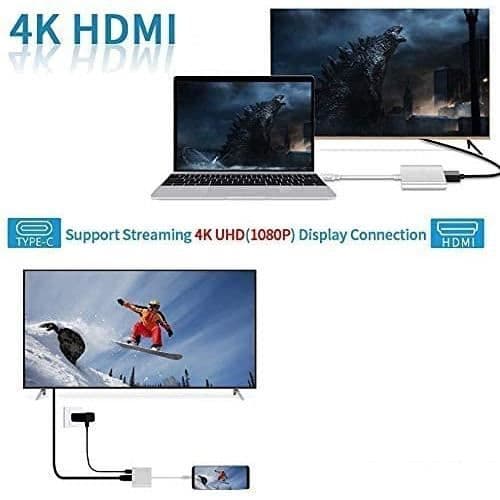 USB Type-C-adapter - Ej specificerad - 4K - 3 i 1 - Plug and Play - Bred kompatibilitet
