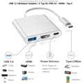 Miniatyrbild 1 av 4: USB Type-C-adapter - Ej specificerad - 4K - 3 i 1 - Plug and Play - Bred kompatibilitet