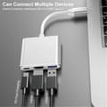 Miniatyrbild 4 av 4: Eono 3 in 1 USB C till HDMI-adapter, Typ C Hub till HDMI 4K-omvandlare med USB 3.0-port och USB C-laddningsport Co275