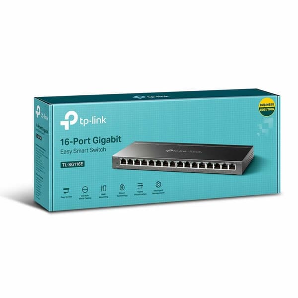 Switch til desktop TP-Link TL-SG116E RJ45 32 Gbps
