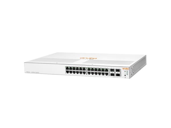 HPE Aruba Instant On 1930 24G Class4 PoE 4SFP/SFP+ 195W Switch - Switch - L3 - Administreret - 24 x 10/100/1000 (PoE) + 4 x 1 Gigabit / 10 Gigabit SF
