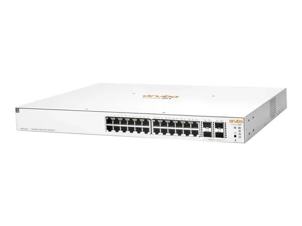 HPE Aruba Instant On 1930 24G Class4 PoE 4SFP/SFP+ 195W Switch - Switch - L3 - Administreret - 24 x 10/100/1000 (PoE) + 4 x 1 Gigabit / 10 Gigabit SF
