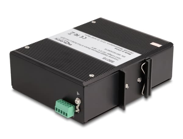 Delock - Switch - 8 x 10/100/1000 + 2 x SFP - DIN-skenmonterbar