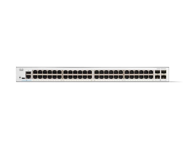 Cisco Catalyst 1300-48T-4X Managed Switch, 48 Port GE, 4x10GE SFP+, Limited Lifetime Protection (C1300-48T-4X), Managed, L2/L3, Gigabit Ethernet (10/