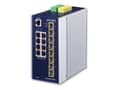 Miniatyrbild 1 av 2: PLANET IP30 Industrial L3 8-Port, hanterad, L3, Gigabit Ethernet (10/100/1000), Full duplex, Monteringsbar på väggen