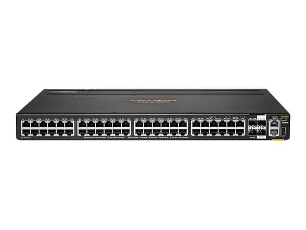 HPE Aruba 6200M 48G 4SFP+ Switch - Switch - max. staplingsavstånd 10 kms - L3 - Administrerad - 48 x 10/100/1000 + 4 x 1 Gigabit/10 Gigabit SFP+ (upp