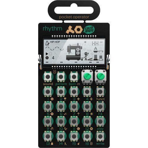 Drummaskin - Teenage Engineering - PO 12 Rhythm - Synthesizer motor - Intuitivt gränssnitt - AA-batterier