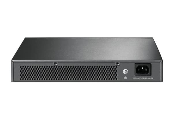 TP-Link TL-SG1016D, Hallitsematon, Gigabit Ethernet (10/100/1000), Täysin kaksipuolinen, Telineasennus