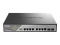 Pikkukuva 1 / 5: D-Link DSS-200G-10MPP/E, Managed, L2, Gigabit Ethernet (10/100/1000), Full duplex, Power over Ethernet (PoE), 1U