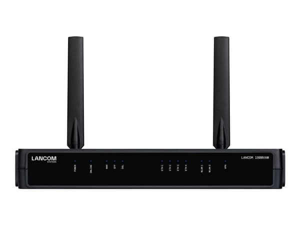 LANCOM 1800VAW - Trådløs ruter - DSL-modem - Wi-Fi 6 - Dobbeltbånd - VoIP-gateway