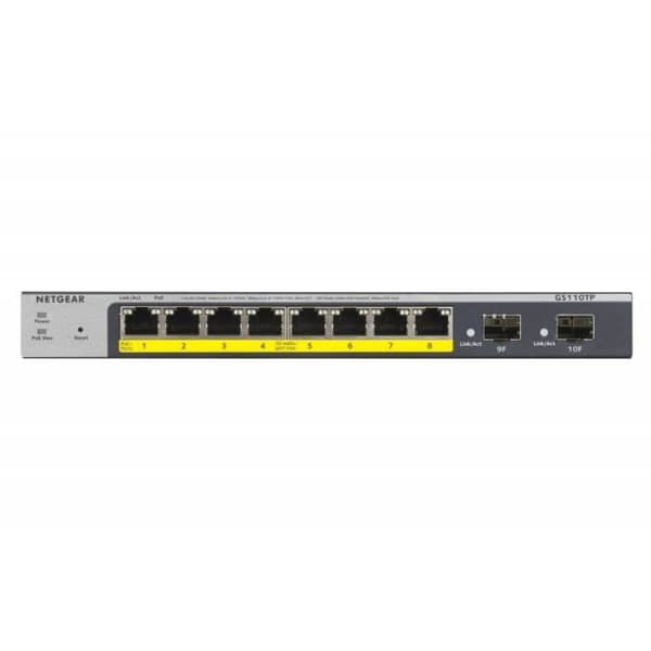 NETGEAR - gigabit lager 2 8 portar + 2 - 8 portar 1