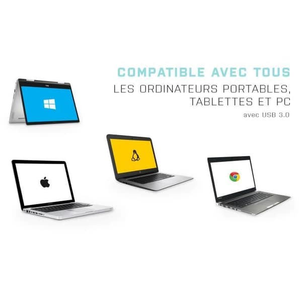 i-tec - USB 3.0 Metal 4-Port USB HUB