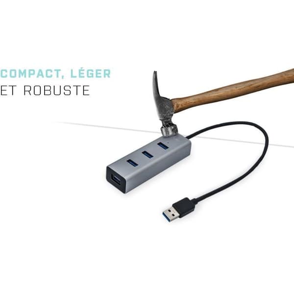 i-tec - USB 3.0 Metal 4-Port USB HUB