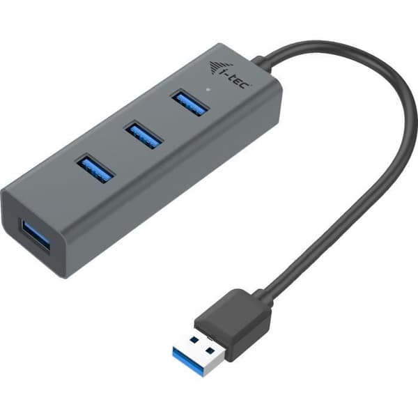 i-tec - USB 3.0 Metal 4-Port USB HUB