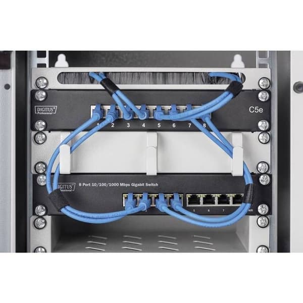 DIGITUS Professional DN-80114 Unmanaged Switch 8 x 10-100-1000 väggfäste
