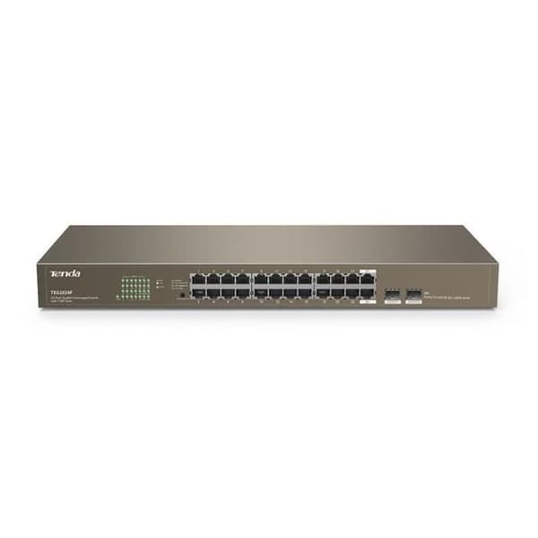 TENDA Netzwerk-Switch Unmanaged L2 Gigabit Ethernet (10/100/1000) Grau 1U () - TEG1024F