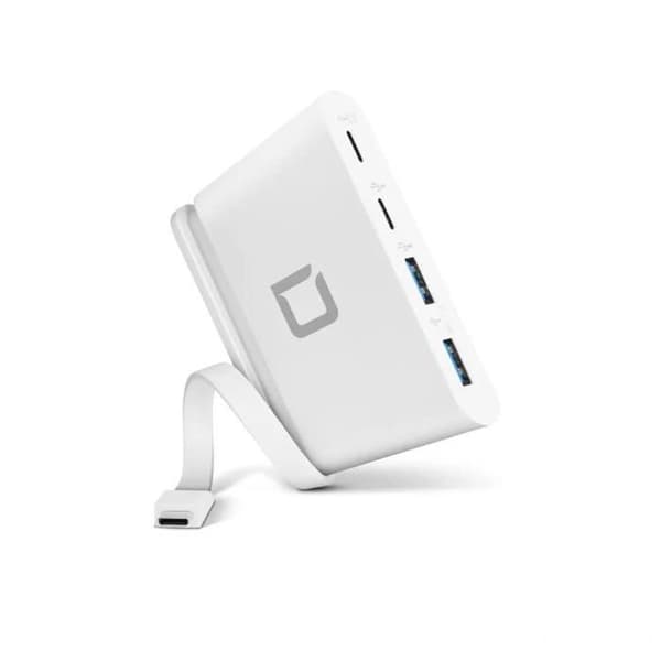 DICOTA USB-C BÄRBART HUB 4-I-1 SVART D31731