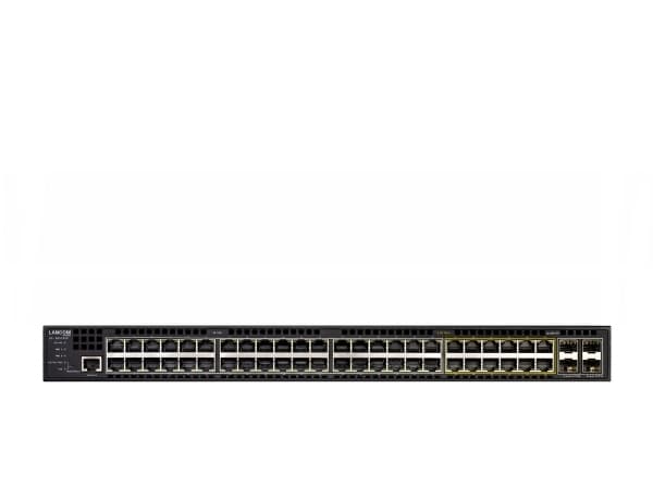 LANCOM GS-3652XUP - Switch - Administrerad - 12 x 100/1000/2.5G (PoE++) + 36 x 10/100/1000 (PoE+) + 4 x 1 Gigabit / 10 Gigabit SFP+ - skrivbordsmodel