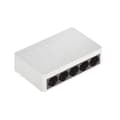 Miniatyrbild 1 av 5: Switch - Hikvision - DS-3E0505D-E - 5 portar RJ45 - Ohanterad - Plug &amp; Play