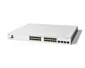 Miniatyrbild 4 av 5: Cisco Catalyst 1300-24FP-4X - Switch - L3 - Administrerad - 24 x 10/100/1000 (PoE+) + 4 x 10 Gigabit SFP+ - rackmonterbar - PoE+ (375 W)