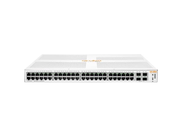 HPE Aruba Instant On 1930 48G Class4 PoE 4SFP/SFP+ 370W Switch - Switch - L3 - Administreret - 48 x 10/100/1000 (PoE) + 4 x 1 Gigabit / 10 Gigabit SF