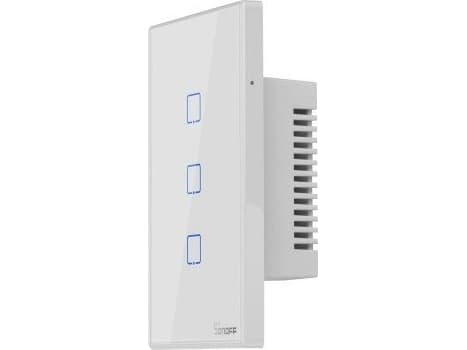 Sonoff T2US3C - 3-gang Wi-Fi Smart Wall Switch US - White