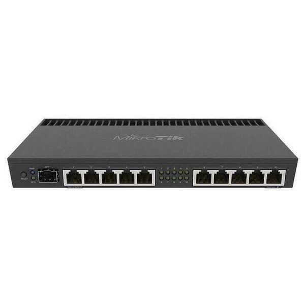Mikrotik Rb4011lgs+rm 10 Ports Hub Switch Svart Svart