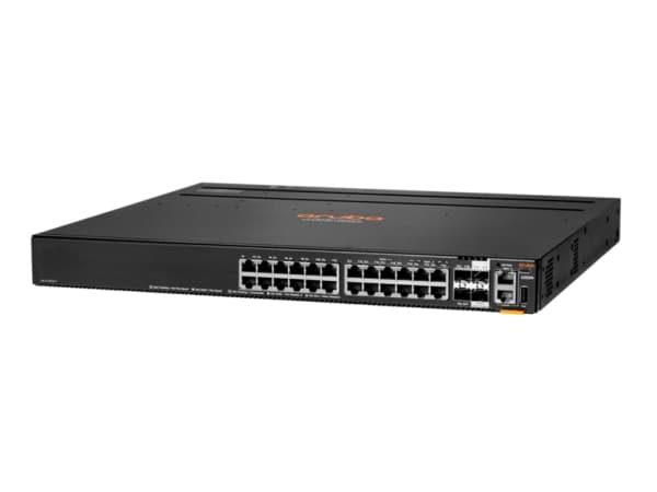 HPE Aruba 6200M 24G 4SFP+ Switch - Switch - max. staplingsavstånd 10 kms - L3 - Administrerad - 24 x 10/100/1000 + 4 x 1 Gigabit/10 Gigabit SFP+ (upp