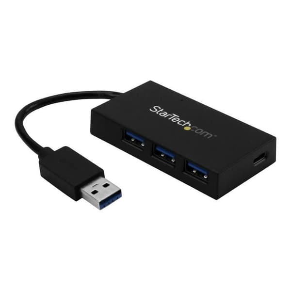 StarTech.com USB 3.0 Hub - 4 portar - USB A till 3x USB-A 1x USB-C - USB Type-C Hub - USB Hub (HB30A3A1CFB)