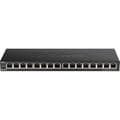 Miniatyrbild 1 av 3: 16-portars Gigabit-switch - Metallisk - DLINK - QoS 802.1p