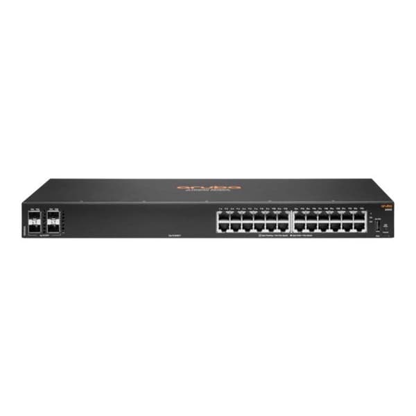Autonom switch - HPE - Aruba 6000 - 24 Gigabit Ethernet-portar - 4 SFP-portar - Hanterad
