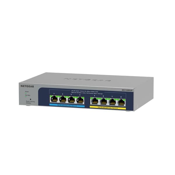 Switch - Netgear - MS108EUP - 8 portar - Gigabit Ethernet - 2 års garanti